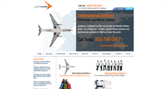 Desktop Screenshot of justfares.com